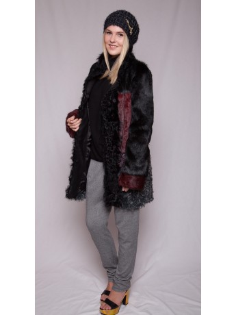 Patrizia Pepe - echter Hasenfell- & Ziegenfellmantel