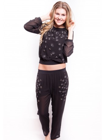 Patrizia Pepe Georgette-Hose