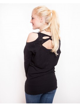 Patrizia Pepe Pullover mit Schulteröffnung