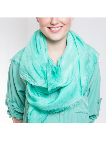 Marc Cain Großes Tuch mit Fransen aus hochwertigem Modal mit Seide