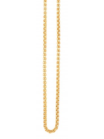 Traumfänger - goldene lange Gliederkette in 90cm Länge