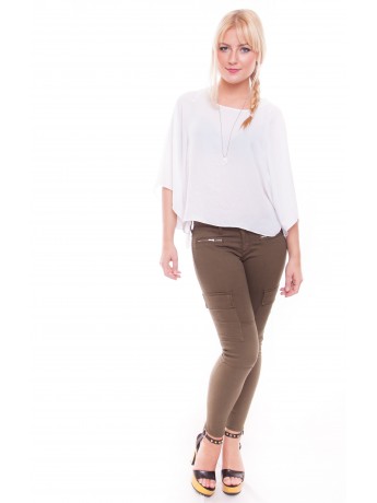 AG The Tyler Cargo Skinny Ankle khaki