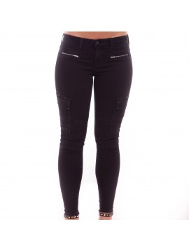 AG Jeans The Tyler Cargo Skinny Ankle schwarz