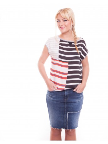 Marc Cain Bedruckte Satinbluse