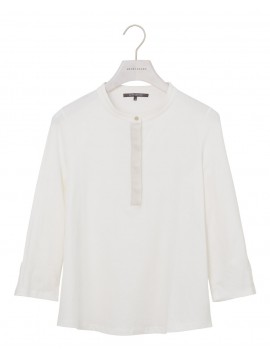 Rene Lezard -Shirt mit verdeckte Knopfleiste