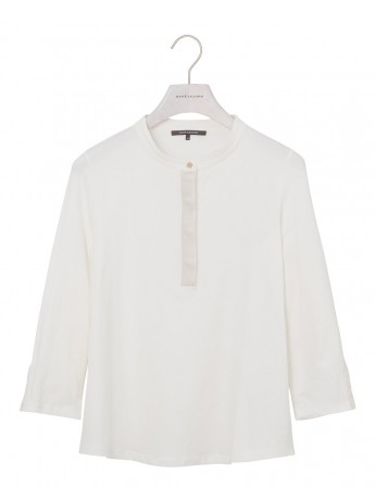 Rene Lezard -Shirt mit verdeckte Knopfleiste