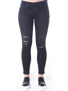 AG Jeans The Legging Ankle Destroyed black
