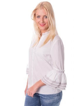 Marc Cain - Bluse im Flamenco-Style