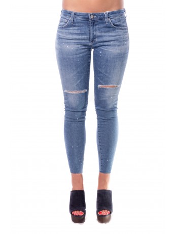 AG Jeans - "The Legging Ankle Super Skinny" mit Farbkleksen *einmalig*