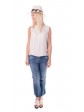 Max Mara Seidentop mit Falte