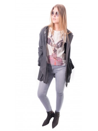 AG Jeans - The Legging Ankle in grau