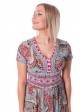 Aldomartins - langes Maxi Sommerkleid mit Paisley Muster