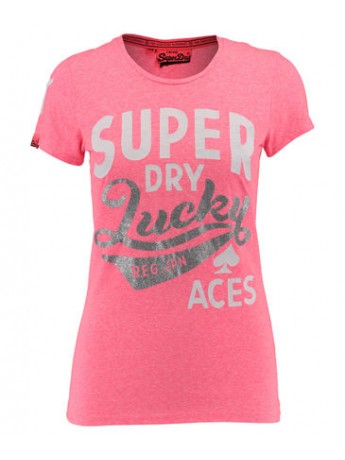 Super Dry T- Shirt "Lucky Aces"