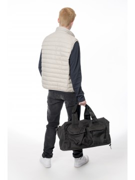 Superdry - Praktische Silicone Montana Reisetasche in schwarz