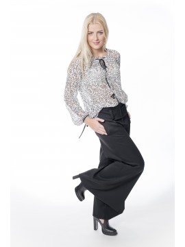 Dorothee Schumacher - Engergetic Flow extra weite Hose aus Wolle in Hosenrock Optik