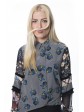Dorothee Schumacher - Recomposed Flora Blouse in blossom grey