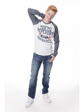 Superdry Trackster Baseball Shirt