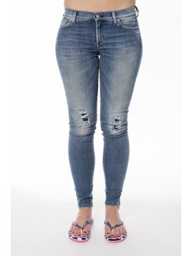 7 For All Mankind - Jeanshose destroyed
