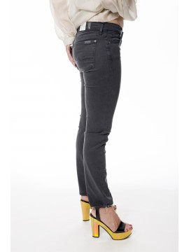 7 For All Mankind - Roxanne Crop dunkelgrau