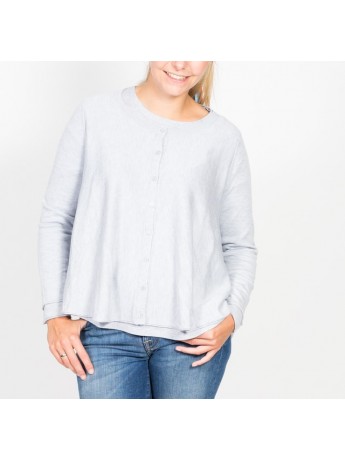 Marc Cain - Ausgestellte Strickjacke mit Ziersteinen