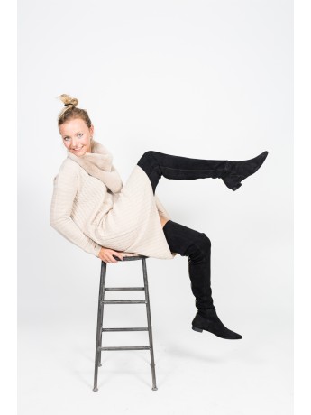 Max Mara Kleid mit Zopfmuster