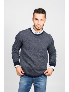 Hartford - Rundhalspullover gesprenkelt