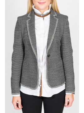 Max Mara - Blazer schwarz-weiß