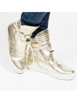 Ylati - High Top Sneaker mit Lederbändern