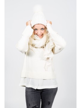 Joseph - Pullover mit Seideneinsatz