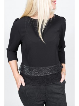 Evelin Brandt - Elgantes Shirt mit Lurex