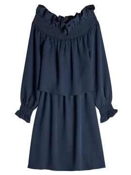 Diane von Fürstenberg - Minikleid mit Bardot Ausschnitt