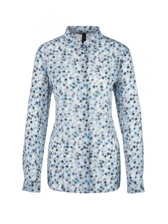 Marc Cain - Seidenbluse mit Blümchen