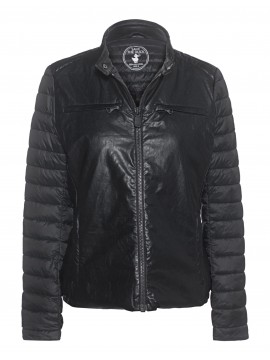 Save The Duck - Kurze Jacke in Lederoptik