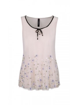 Marc Cain- Besticktes Netztop