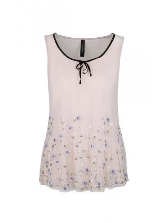 Marc Cain- Besticktes Netztop