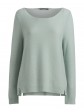 Rene Lezard -Kashmir Pullover mit kleinen seitlichen Schlitzen