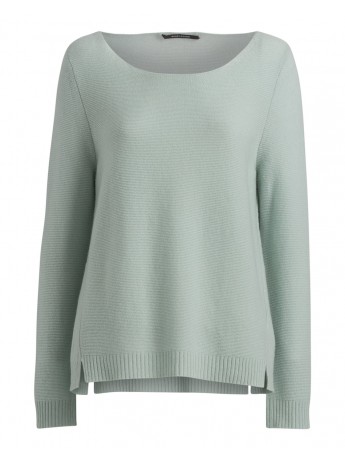 Rene Lezard -Kashmir Pullover mit kleinen seitlichen Schlitzen