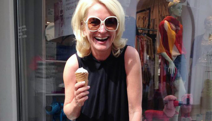 Leonie Funke Entspannung mit Speiseeis