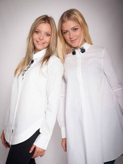 unsere Mode Pr&auml;sentation: h&uuml;bsche blonde Models